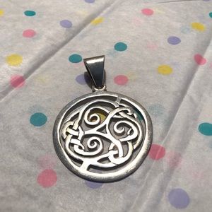Silpada Celtic Large .925 SS Pendant S1230